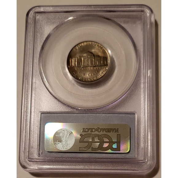 1956 D Jefferson Nickel MS66 PCGS Toned - Picture 2 of 4